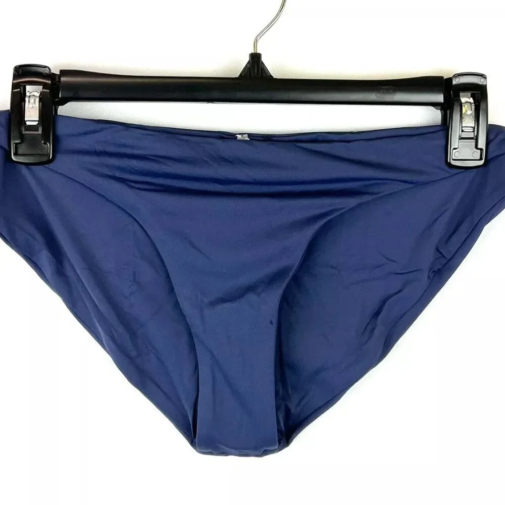 Vitamin A Women’s Blue Hipster Bikini Bottom Size 14